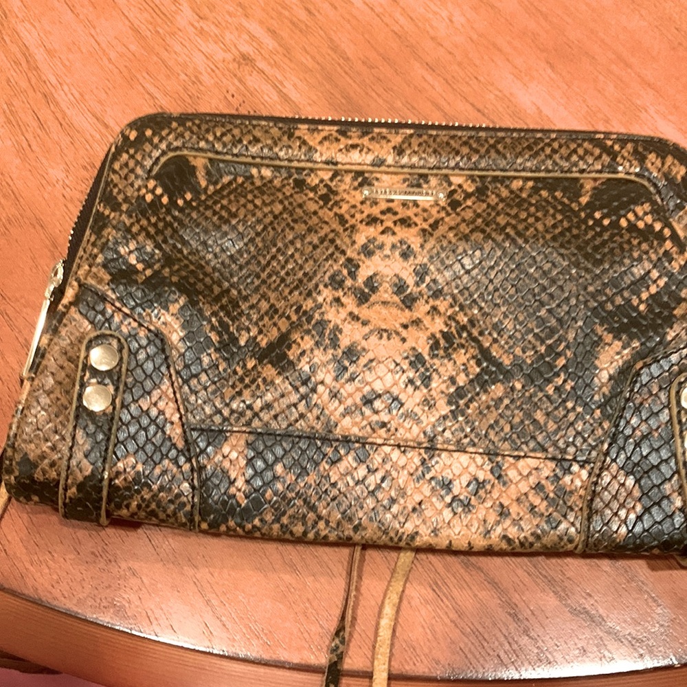 Rebecca minkoff snakeskin beautiful handbag inside and out